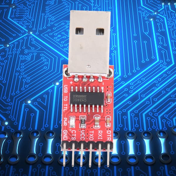 TB196 USB - TTL 232 RS232 Sarjaportti CH340 Arduinoon