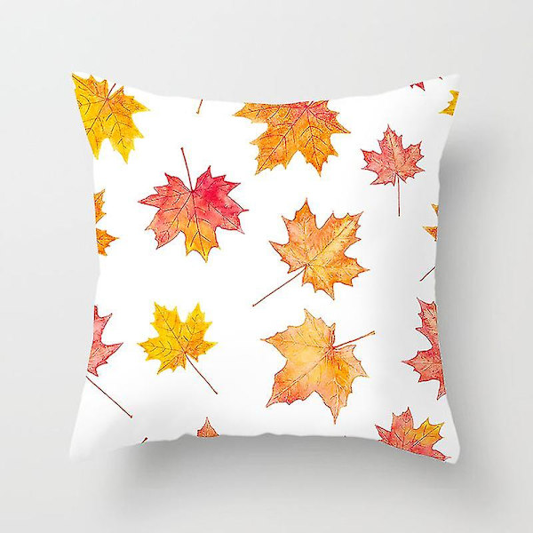 4 stk 45x45cm Maple Leaf Pudebetræk Sofa Pudebetræk
