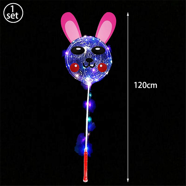 1 Takm Glow Paskalya Balon Kolu Ile Led Balon Led K Up Balon Parlayan Paskalya Tavan Balon Oyuncak Paskalya Parti Dekorasyon A