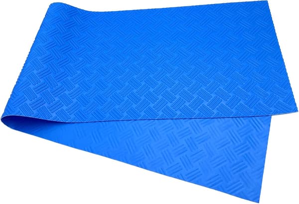 【BQ】Pool Ladder Mat Protective Pool Step Mat with Non-Slip Texture Blue Medium Pool Ladder Mat 90 x 23 cm