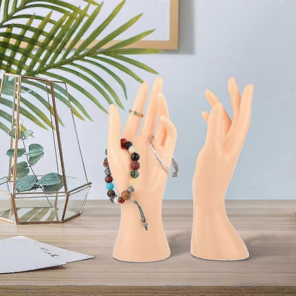 【BQ】Kvindelig displayhånd til ringfotografering - 1 par Beige