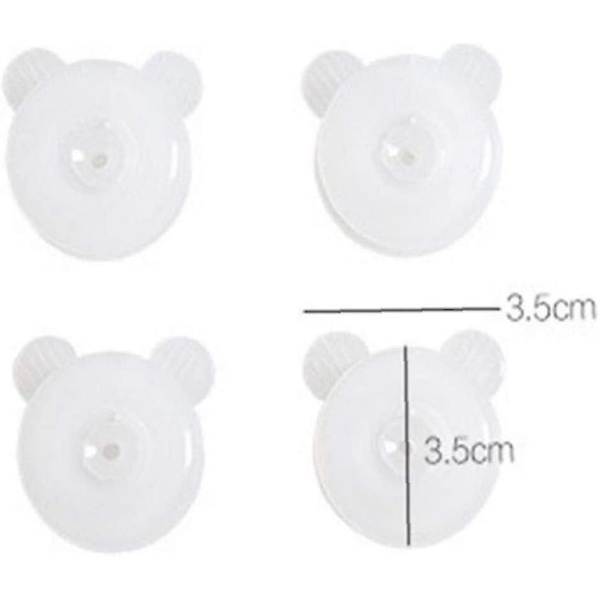 Jinxiu Hushållssäng Cover Clips Plast Fästklämmor Fästelement Sovrum Sängkläder Täcken Fästhållare Grippertranslucent4st