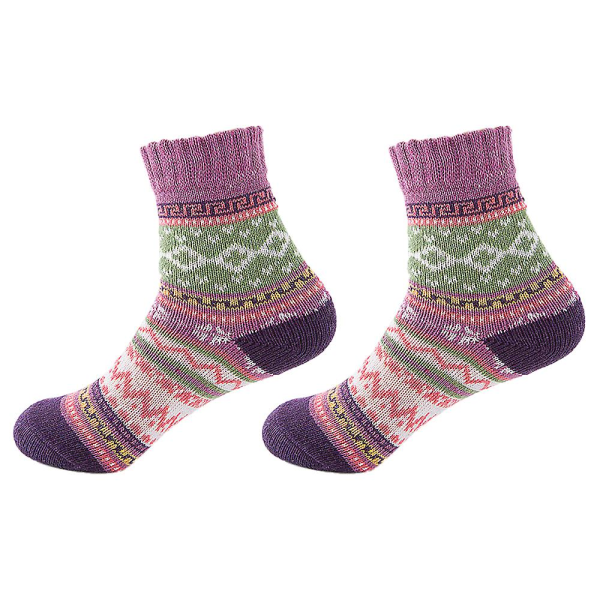 Wool Socks Thick Warm Soft Winter Knit Cozysuitable For Going Out In Winter-style 5
