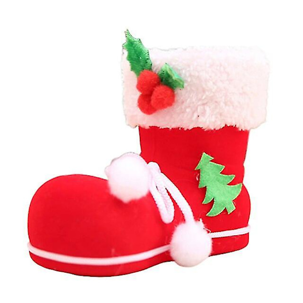 Julstrumpor Presenter Korg Snacks Pen Container Xmas Tree Pendant M