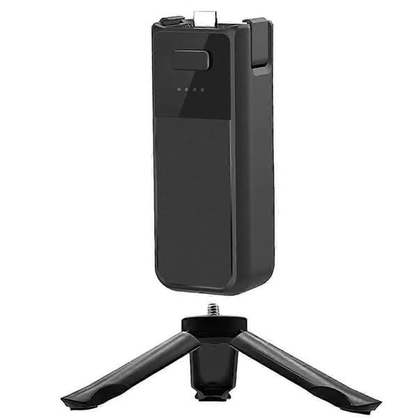 Batterihåndtag til DJI OSMO Pocket 4 3 Monteringsstativ Opladningshåndtag Greb til Pocket4 Stativadapter Monteringstilbehør Musta