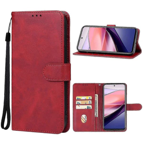 Läderfodral för ZTE nubia Focus - JV Red