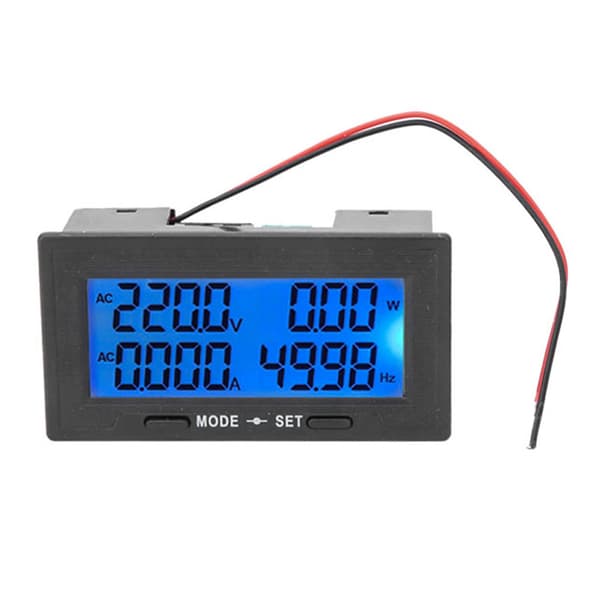 YB5142DM 0-500V Intelligent Digital LCD Display AC Spænding Strøm Tester Meter (#1)