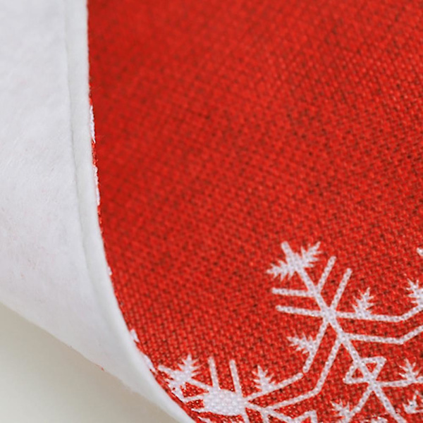 Julenisse Dværg Dug Linneddug Borddæksel Xmas Decor Red