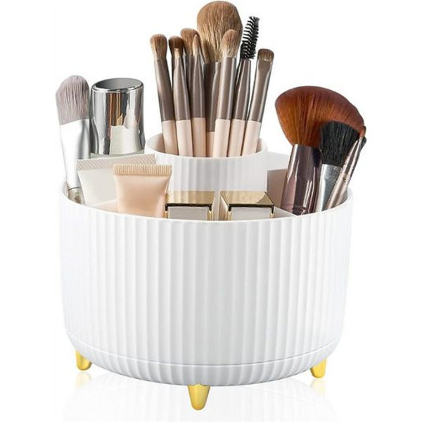 Make Up Organizer Kosmetiske Organizers, 360° Roterbar Brush Organizer
