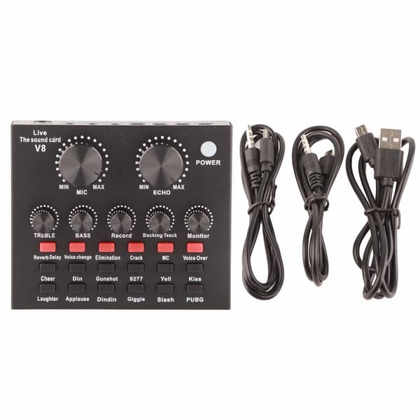 Metal Bluetooth-lydkort til computerspil - V8a2