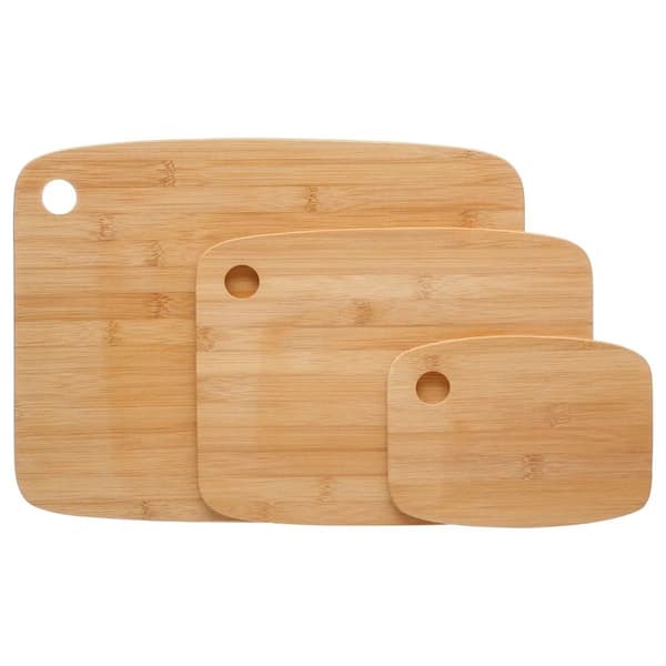 【BQ】Bambuskärbrädor - 3-pack Bamboo Bamboo 1094