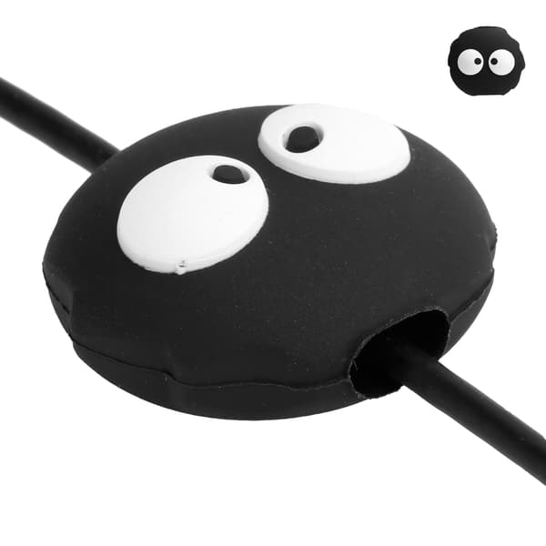 Piirretty USB-kaapeli suojus - Musta