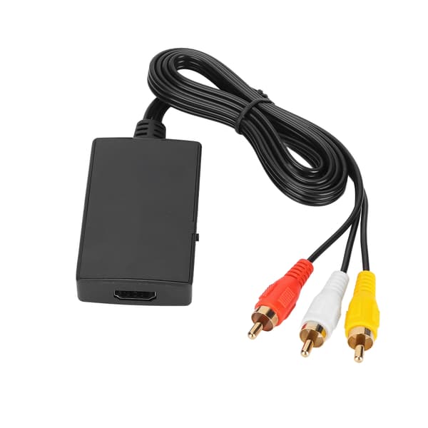 RCA til HD Multimedia Interface Konverter Han AV til HD Multimedia Interface Adapter til PS2
