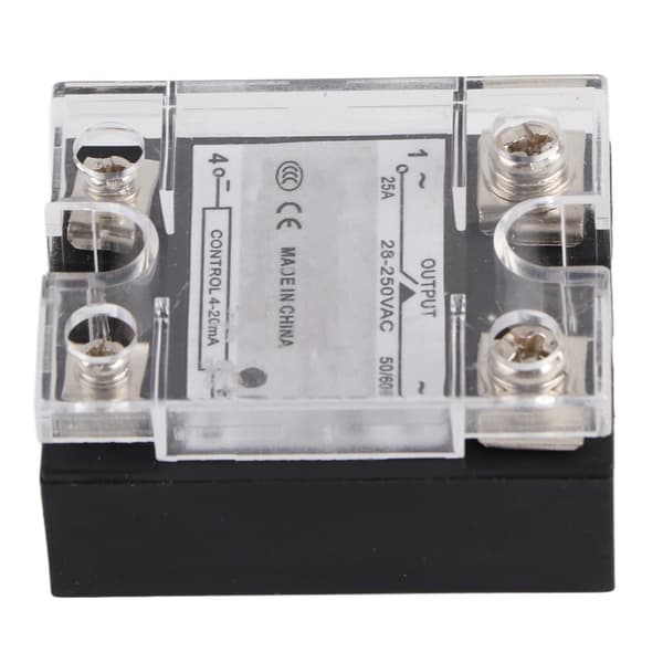 Solid State Relæ SSR 4-20mA Input 28-250V AC Output Trinløs Spændingsregulator