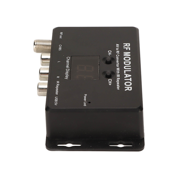 RF Modulator Professionel AV til RF Konverter med IR Repeater til Set Top Box DVR DVD