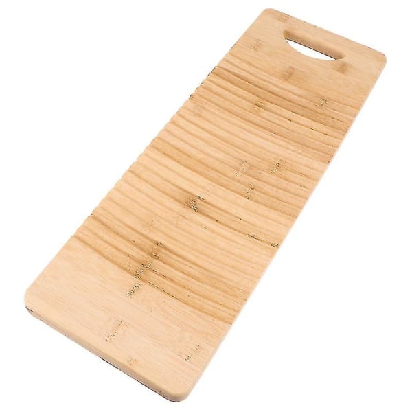 Solid Wooden Washboard Old-fashioned Laundry Washboard Antislip Shirts Cleaning Washboard