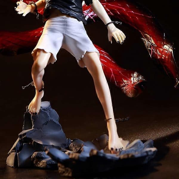 Tokyo Ghoul Kaneki Ken Anime Figur 17 cm Utskiftbart Hode Demonteringsfigur Animasjonsmodell Samleobjekt Dekorasjonspynt