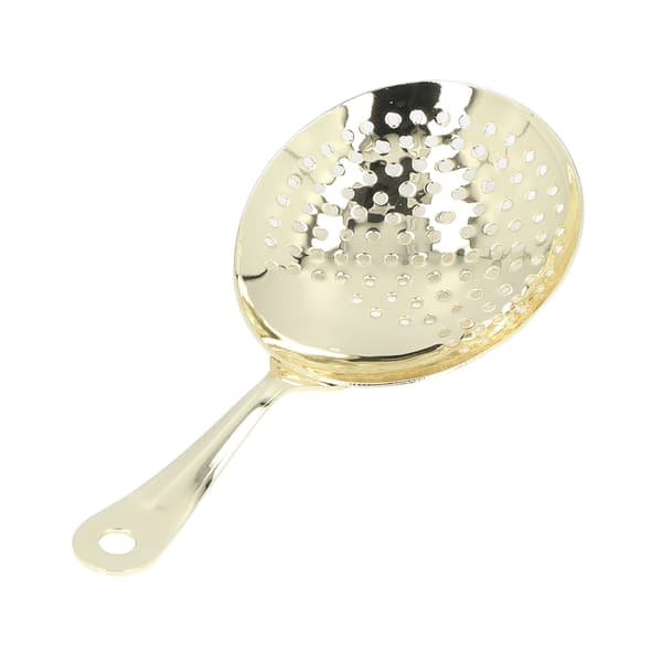 Professionel Cocktail Strainer i Rustfrit Stål Guld Shell Bar Club Restaurant