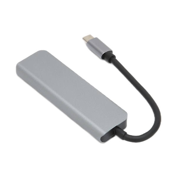 Ekspansjonsdokk Multifunksjonell Mini Aluminiumlegering 4 I 1 Multi Splitter Dokkingstasjon for Bærbare Datamaskiner