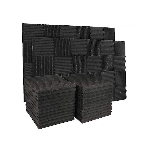 12pcs Acoustic Panels Soundproof Studio Foam For Walls Sound Absorbing Panels Sound Insulation Panels Wedge