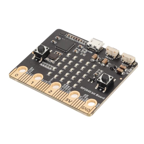 RP2040 Micro Bit Utviklingskort for Raspberry PICO med LED-lys for Programmering av Dataspill Robotkontroll