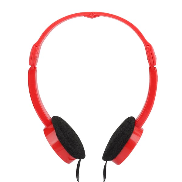 Vikbart Trådbundet Stereoheadset med Mikrofon för Barn Smartphone Surfplatta