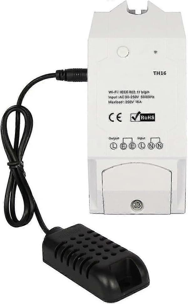 【BQ】Th16 Lämpötilan ja kosteuden valvonta Wifi Smart Switch DIY Smart Home Work With