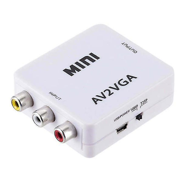Av-Vga-sovitin Hdmi 480p Av Rca-PC Vga-sovitin
