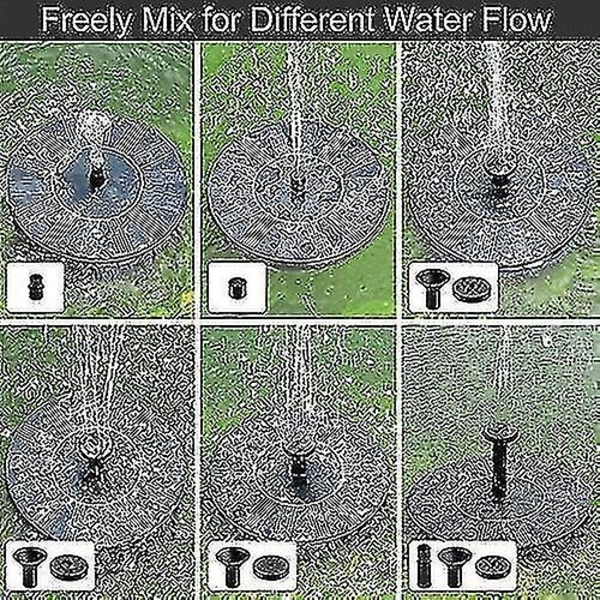 Solar Fountain Pump Solar Water Pump For Birdbaths