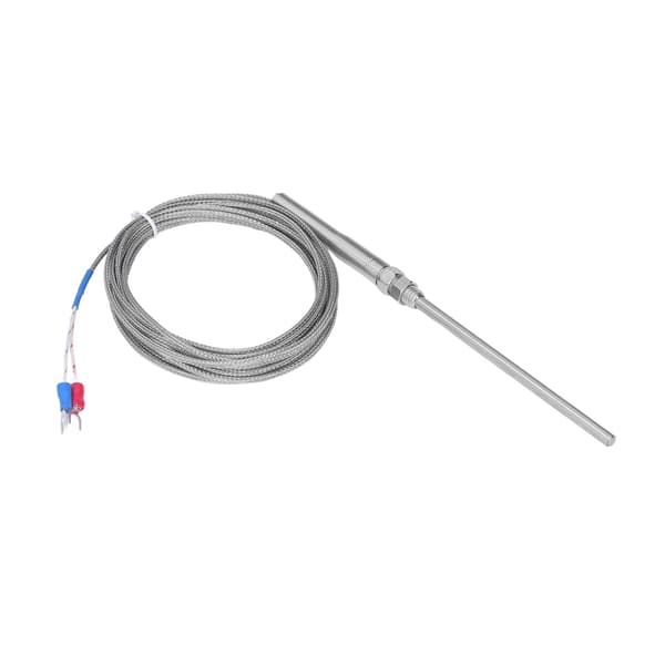 BERM Termoelement K Typ Temperatursensor 100mm Sond 0‑400℃ Tillbehör för Mätning