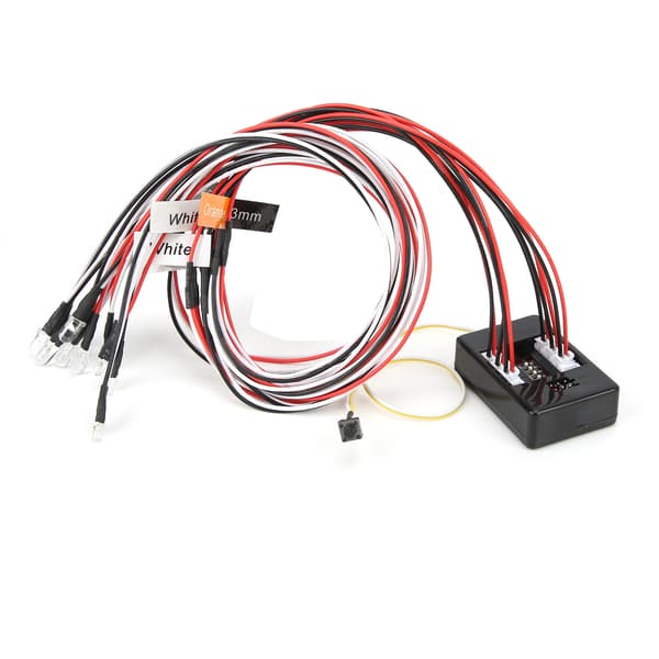 12 LED Blinkende Lykter Strobe Lampe Kit System for 1/10 RC Crawler Dift Bil