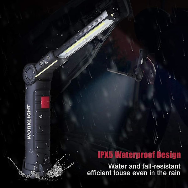 Led Workshop lampun työvalo (iso) Taskulamppujen tarkastusvalot Ladattava Sopii autoon large