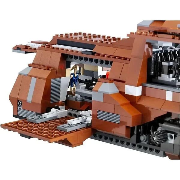 【BQ】1338 stk MTT Containerized Battle Droids Troppetransportør Handelsføderation MTT MOC Byggeklodser Model DIY Murstenslegetøj 05069CJY WHITE