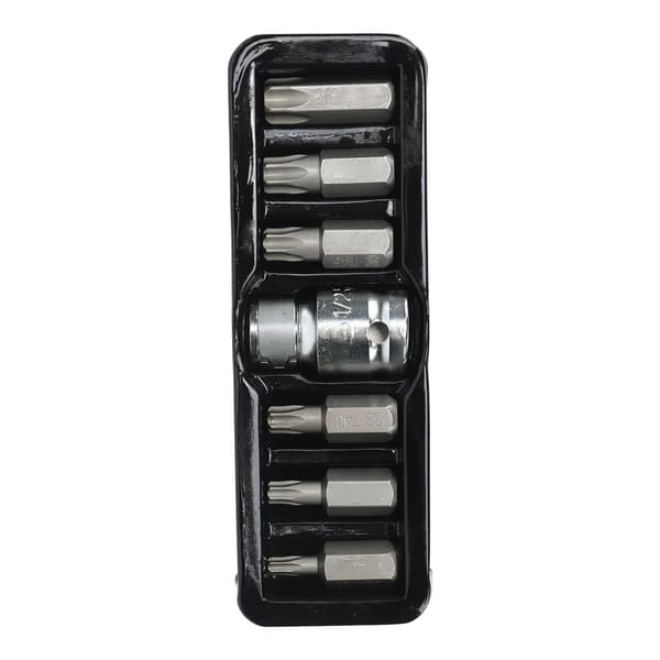 7PCS YT-0410 Stål Topnøgle Bits Sæt 12,7 mm 9,5 mm Drivbitsholdere