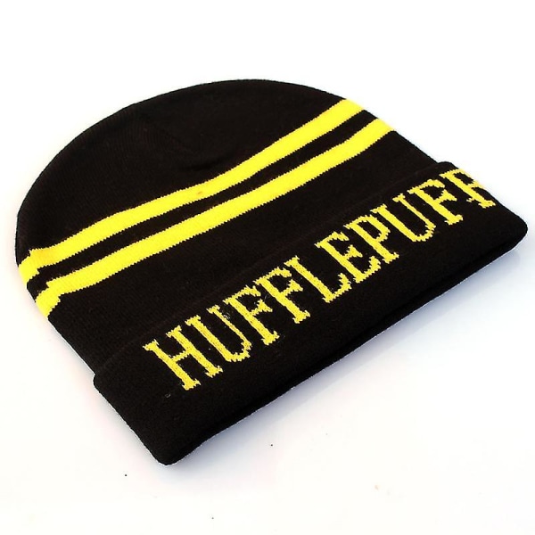 Halloween Party Cap Harry Potter Gryffindor Hufflepuff Slytherin Beanie Hat Yellow