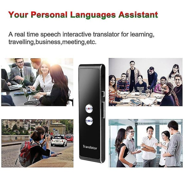 Översättare Smart Instant Real Time Portable Voice Languages Translator