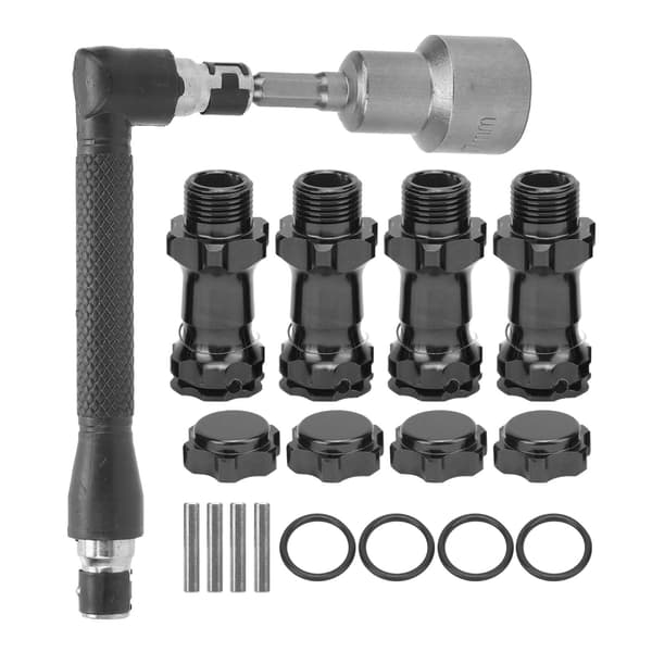 17mm Hex Adapter for 1/8 RC Controller Car Extension til 29mm 17mm Socket Spanner Set Svart