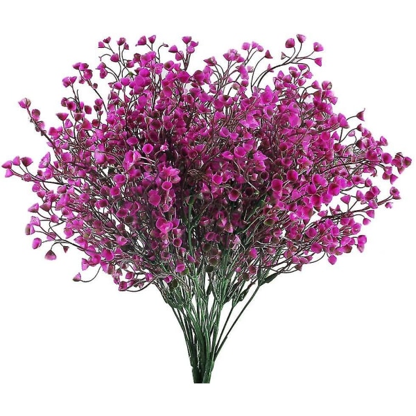 4 kpl Keinotekoinen Gypsophila 7 oksaa Tekokukat Tekopensaspensas Tekokukat Violetit koristeet