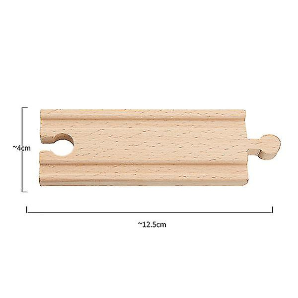 Hhcx-tbkjoys puiset junaradat rautatietarvikkeet Kaikenlaiset puuraidan eri komponentit opetuslelut 10cm Straight track