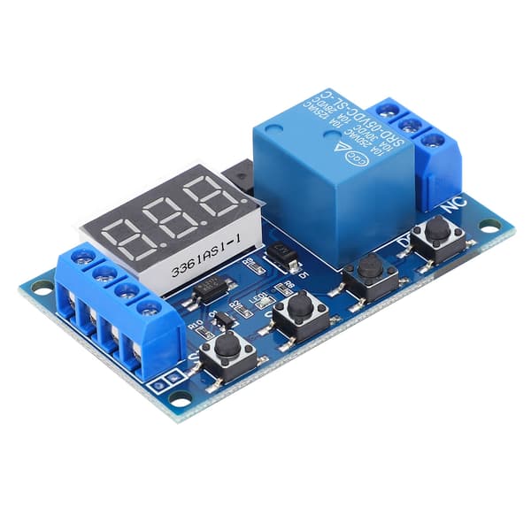 Relækort Cyklus Timing Kredsløb Switch Timer Forsinkelse Trigger Modul 6‑30V Micro USB 5V
