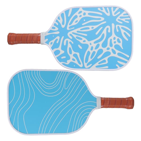 Bärbart Pickleball-set i glasfiber med bollar och racketar för utomhuslek