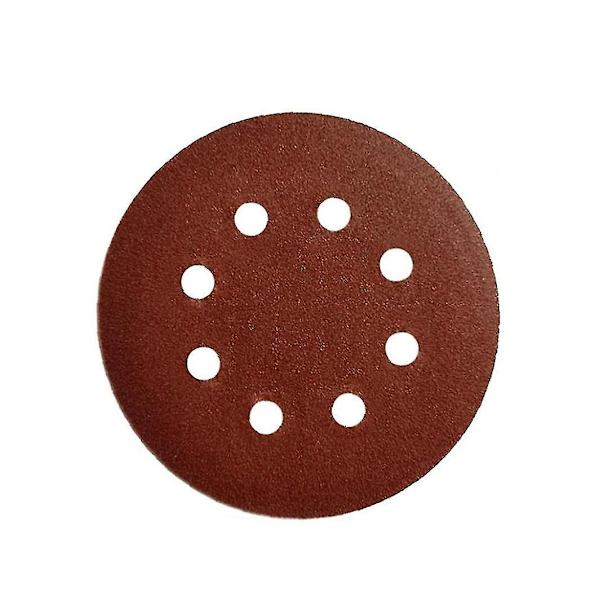 10 stk. slibeskiver med blandet korn Orbital slibeskiver Puder Sandpapir 8 huller Slibemidler 320