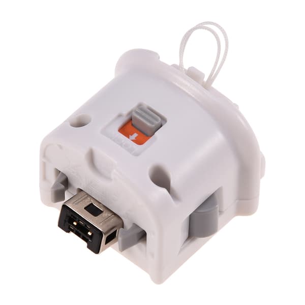 MotionPlus-sensoradapter for Nintendo Wii-fjernkontroll - hvitt silikondeksel