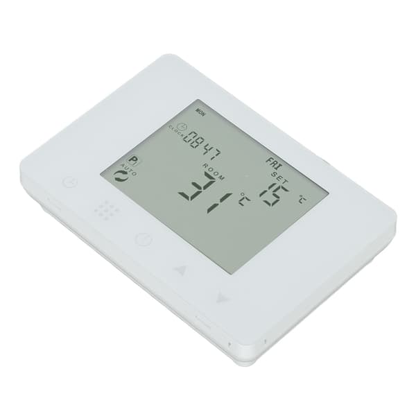 Trådløs RF Temperaturregulator Programmerbar LCD Baggrundsbelyst Smart Elektrisk Varmetermostat