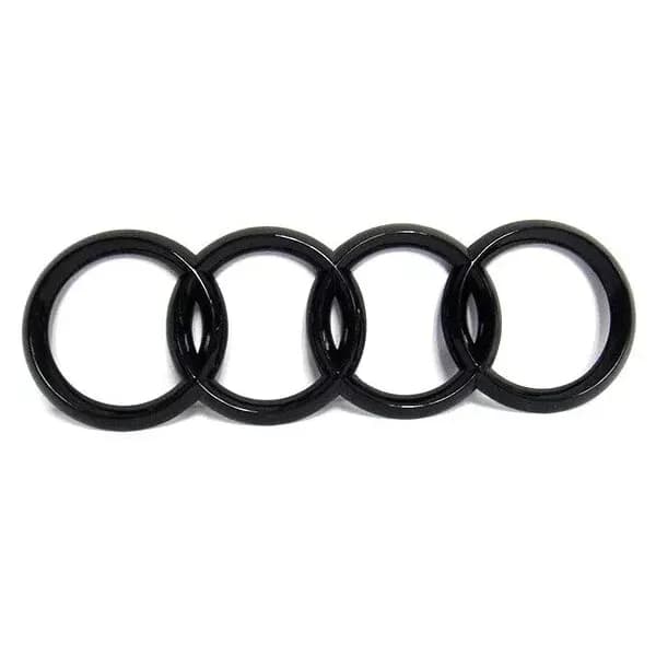 Glossy Black Trunk Lid Boot Ring Badge Emblem for Audi A3 A4 S4 A5 A6 S 192x62mm