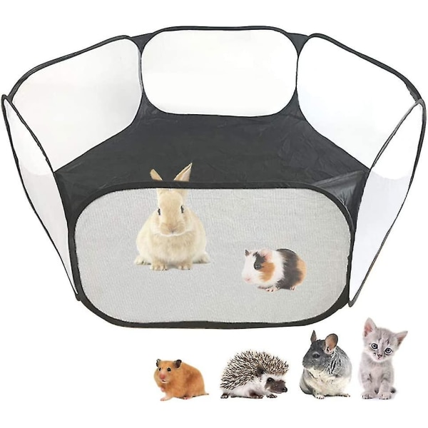 Små djur C&c Burtält, andningsbart & Transparent Pet Lekhage Pop O