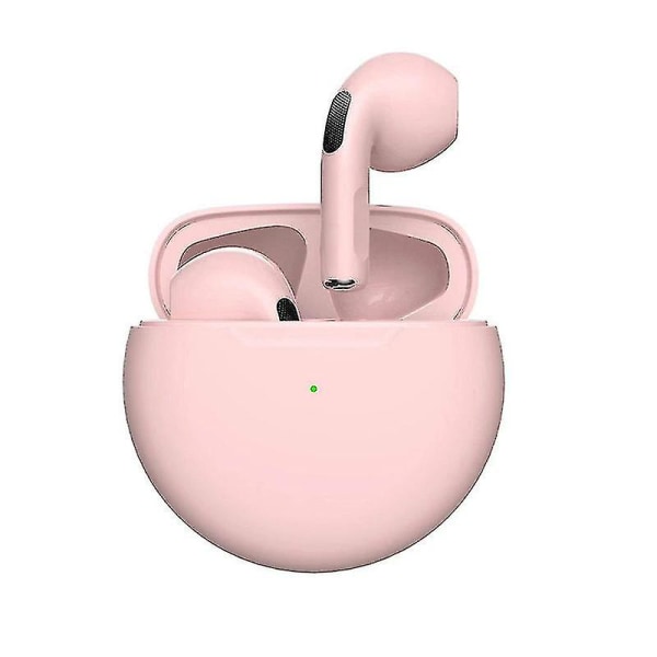 Bluetooth trådløse øretelefoner Hodetelefoner Stereo Hifi-hodesett Pink