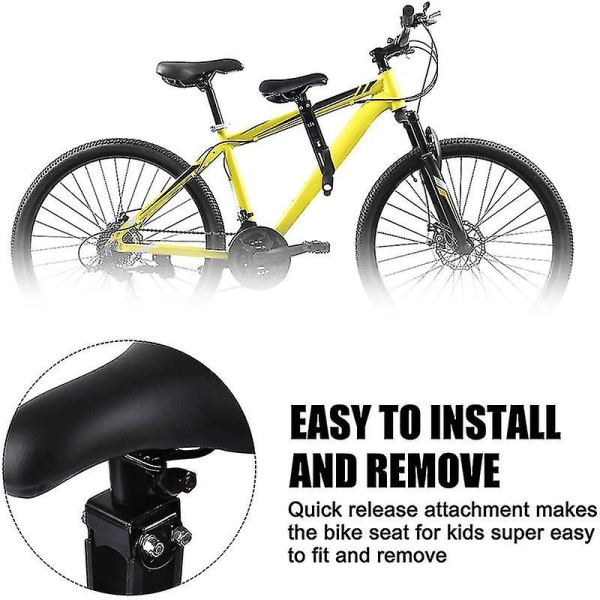 Cykelsits för barn för mountainbikes Frontmonterade cykelsitsar Lätt att installera för barn