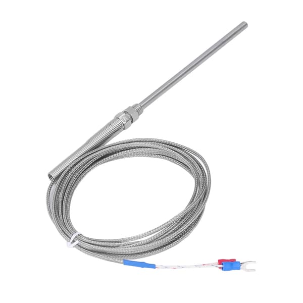 BERM Termoelement K Typ Temperatursensor 100mm Sond 0‑400℃ Tillbehör för Mätning