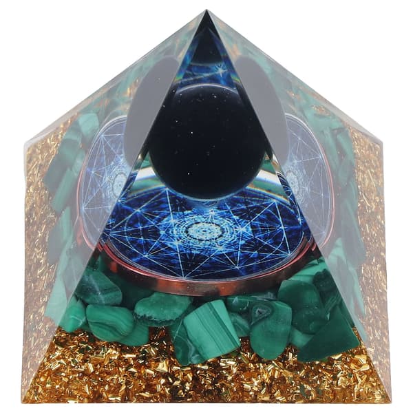 Orgon Pyramide Healing Energized Ædelstene til Hjemmekontor Soveværelse